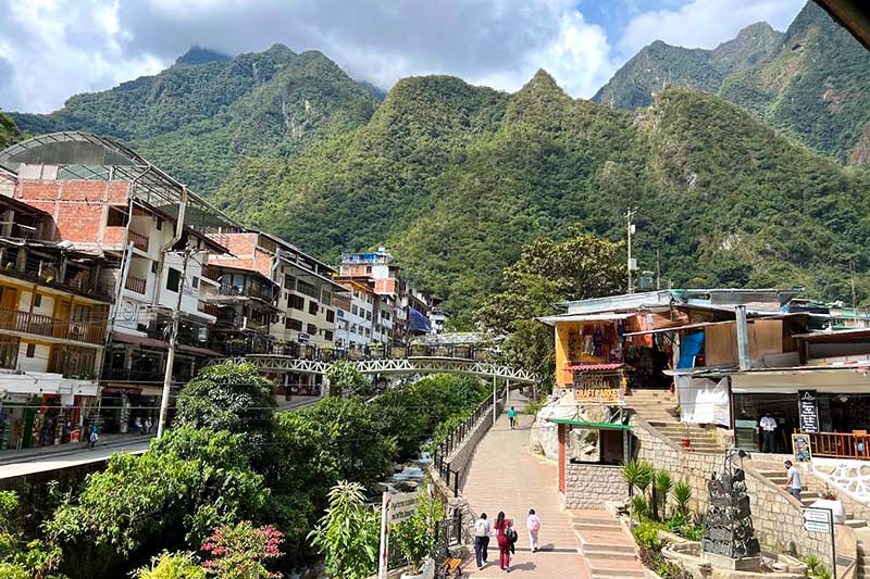 Aguas Calientes, also known as Machupicchu pueblo