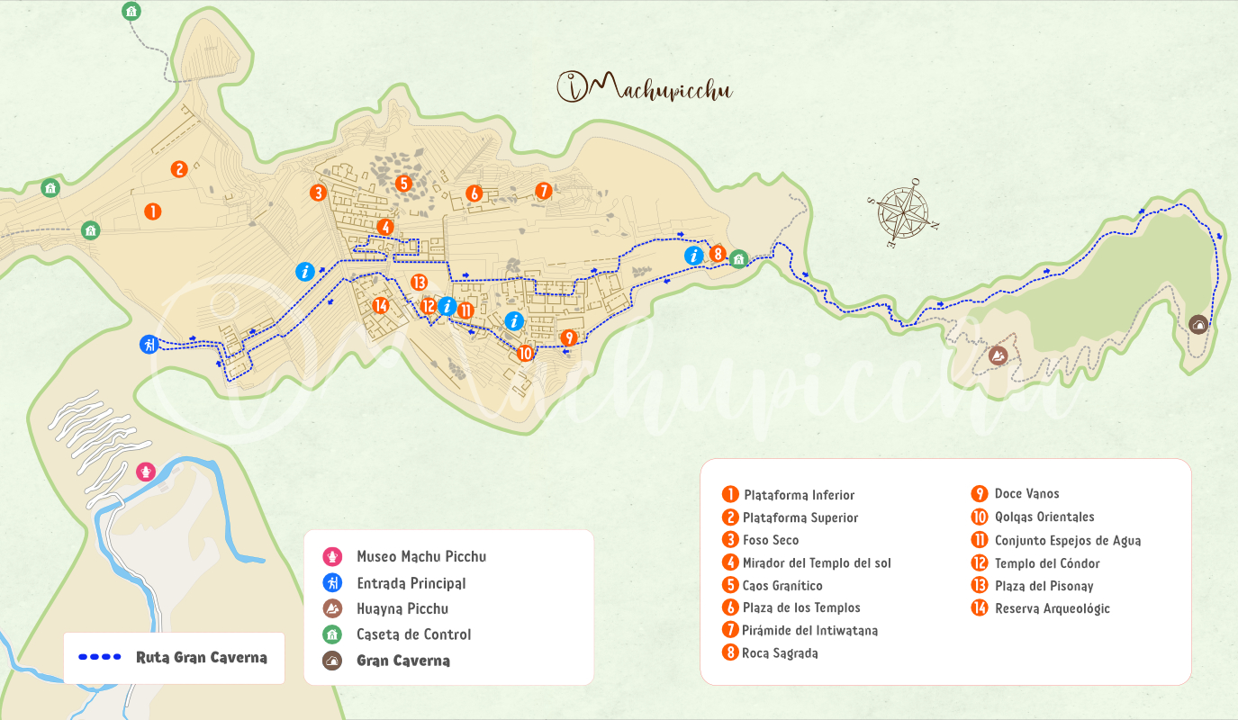 Circuit 3 (Machupicchu Royalty) - Route 3-C: Great Cavern Route (available only in High Season)