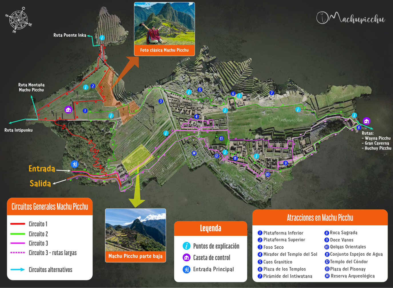 Complete Machu Picchu circuits