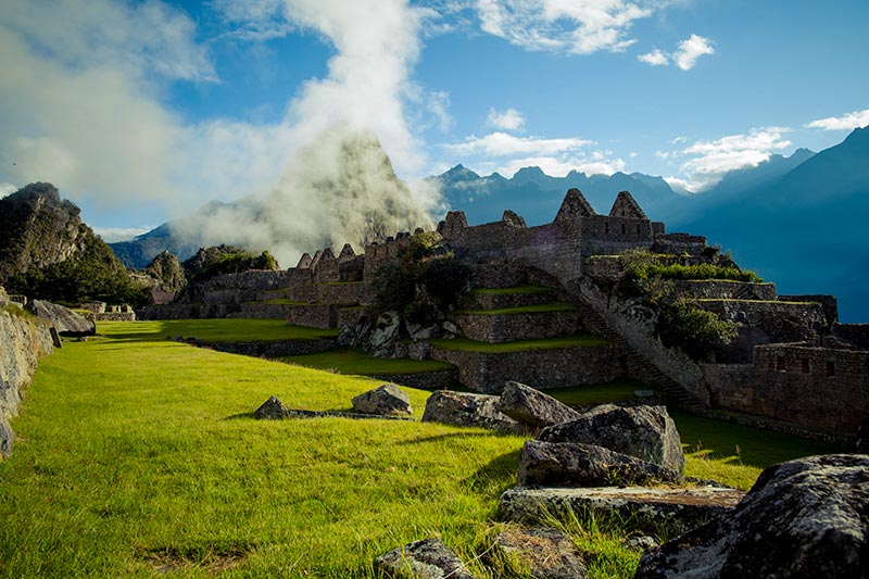 Lower part of Machu Picchu