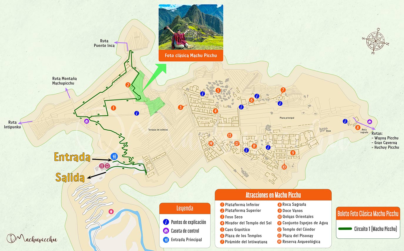 Machu Picchu Ticket Classic Photo