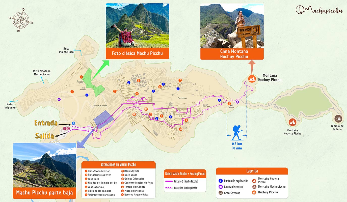 Circuit 3 (Machupicchu Royalty) – Route 3-D: Huchuypicchu Route (available only in High Season)