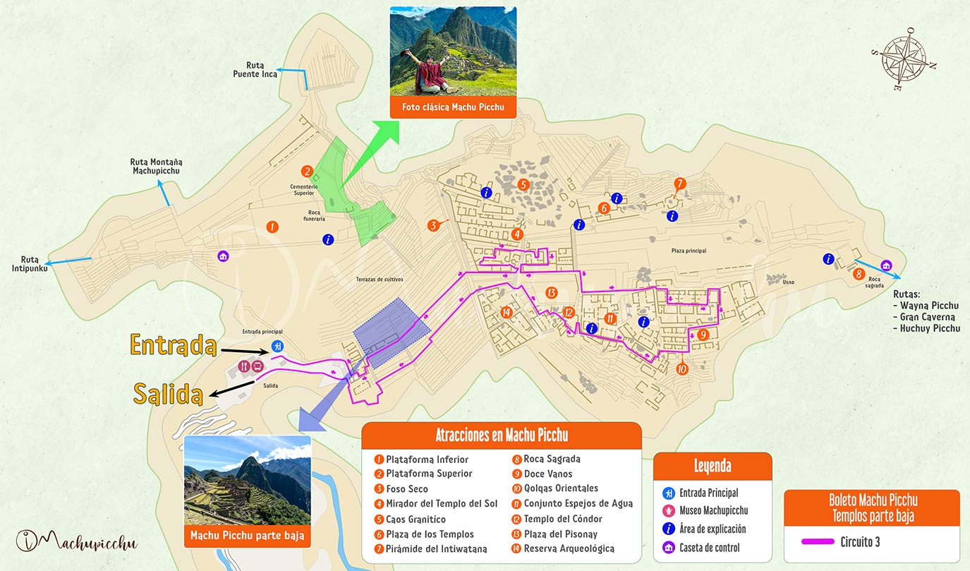 Circuit 3 (Machupicchu Royalty) – Route 3-B: Designed route