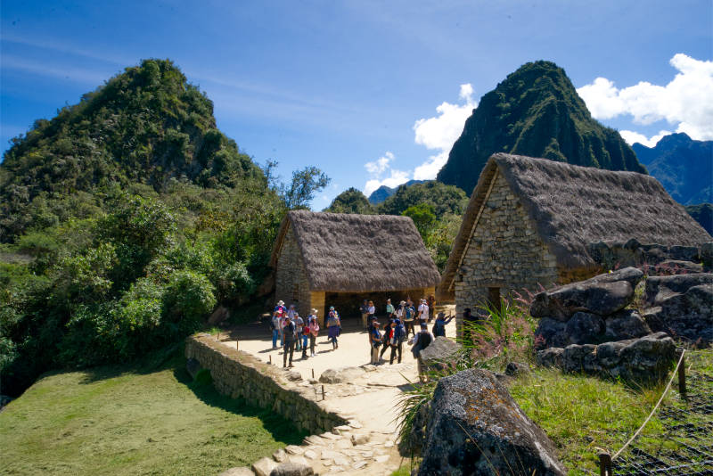 Lower part of Machu Picchu - Route to Huayna Picchu mountain