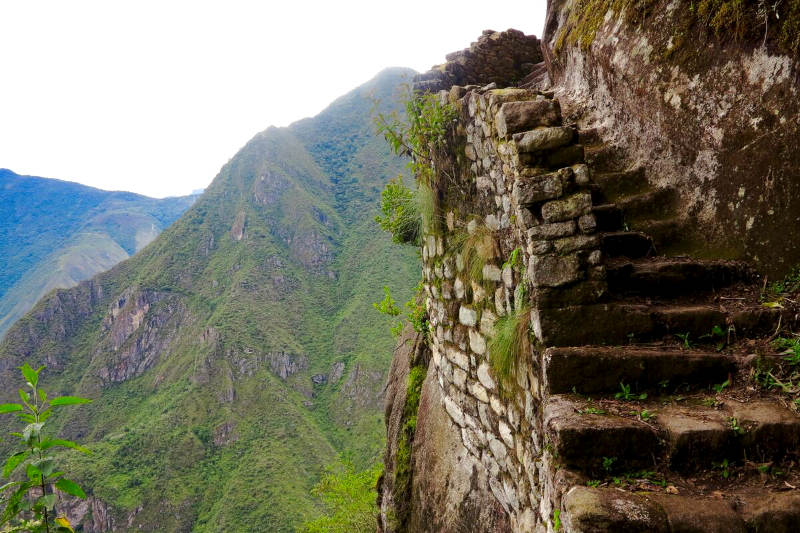 This is the way to the Huayna Picchu mountain
