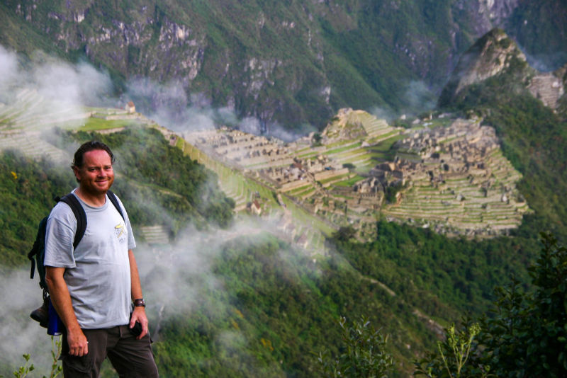 View to Machu Picchu from Intipunku