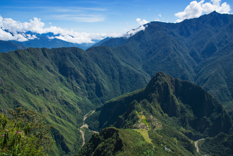 Panoramic view from Machu Picchu Mountain