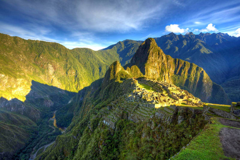 Full view of Machu Picchu