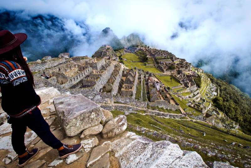 Observing the Inca citadel of Machu Picchu