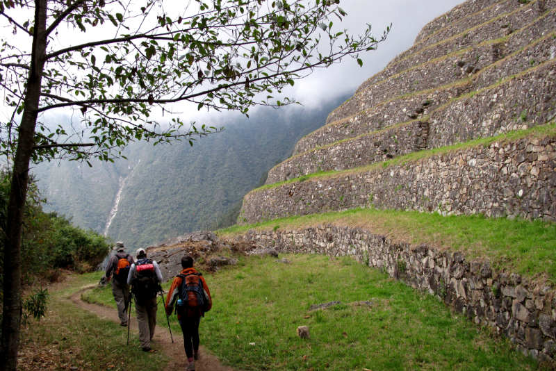 Platforms on the Inca Trail