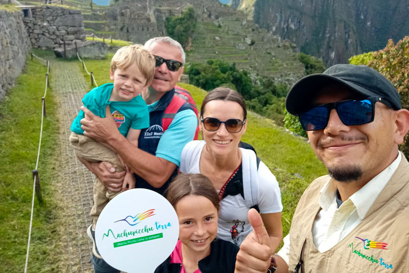 Touring Machu Picchu with a professional guide