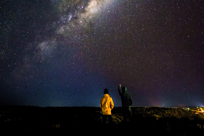Observing the sky from the outskirts of Cusco