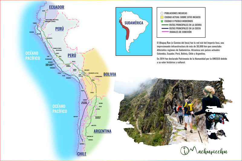 Map of the Qhapaq Ñan