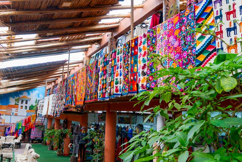 Productos textiles de Chinchero